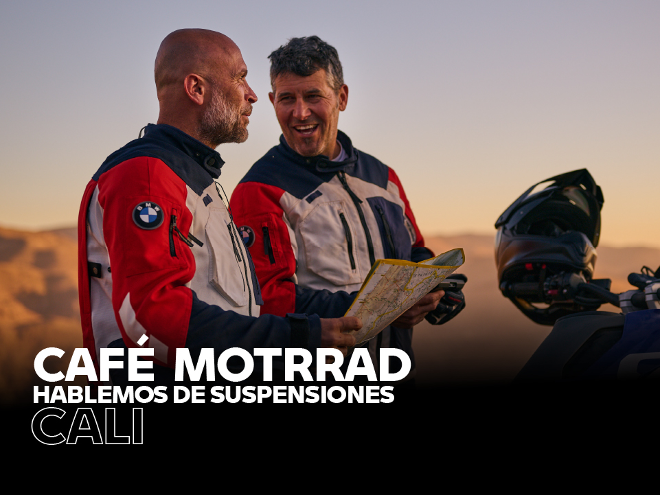 BMW CAFÉ MOTORRAD – HABLEMOS DE SUSPENSIONES (Vitrina Autobonn)