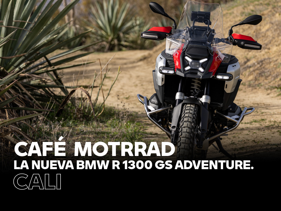 CAFÉ BMW MOTORRAD- LA NUEVA BMW R 1300 GS ADVENTURE (VITRINA AUTOBONN)